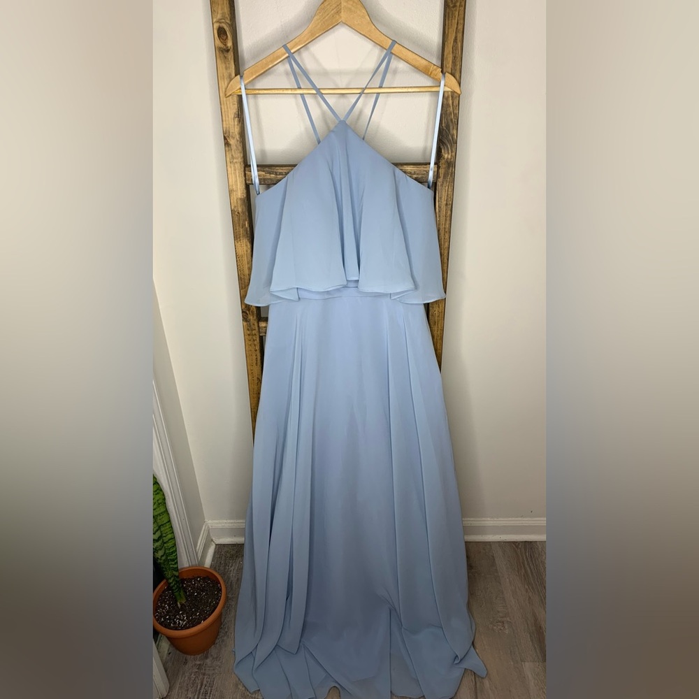 Allure Bridals 1572 Bridesmaid Desert Blue Dress